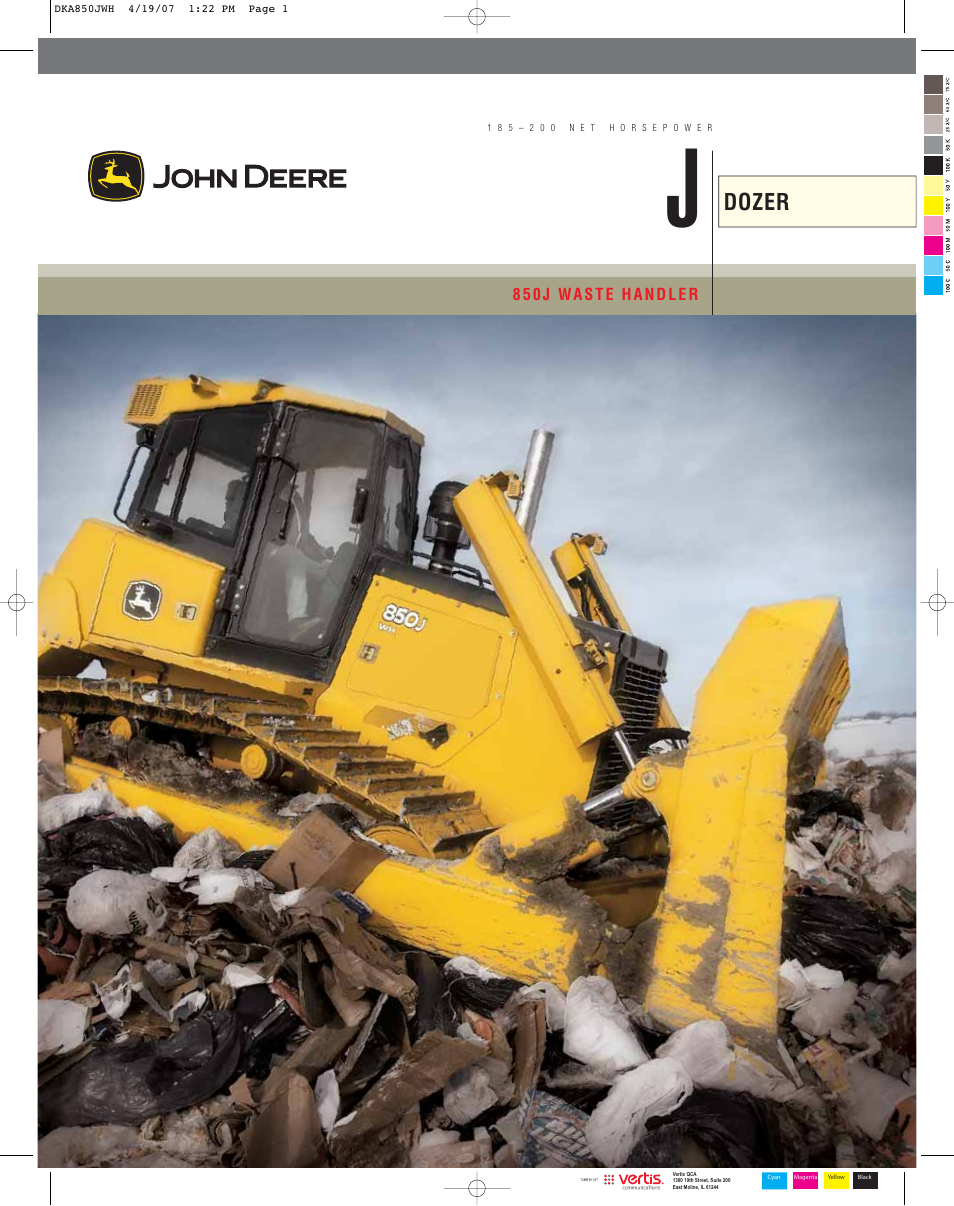 John Deere 850J User Manual | 16 pages