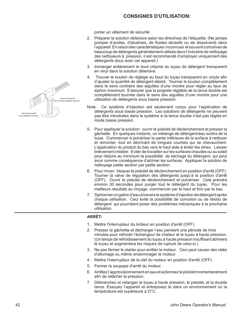 John Deere WASHERS AC-3500GHH User Manual | Page 42 / 78