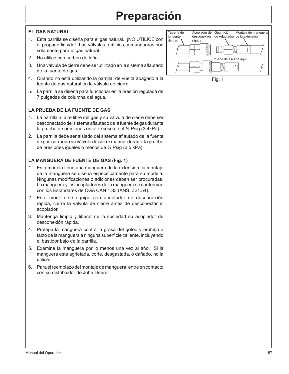 Preparación | John Deere HR-BG5202-NG User Manual | Page 57 / 76