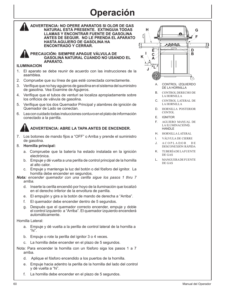 Operación | John Deere HR-BG5202-NG User Manual | Page 60 / 76