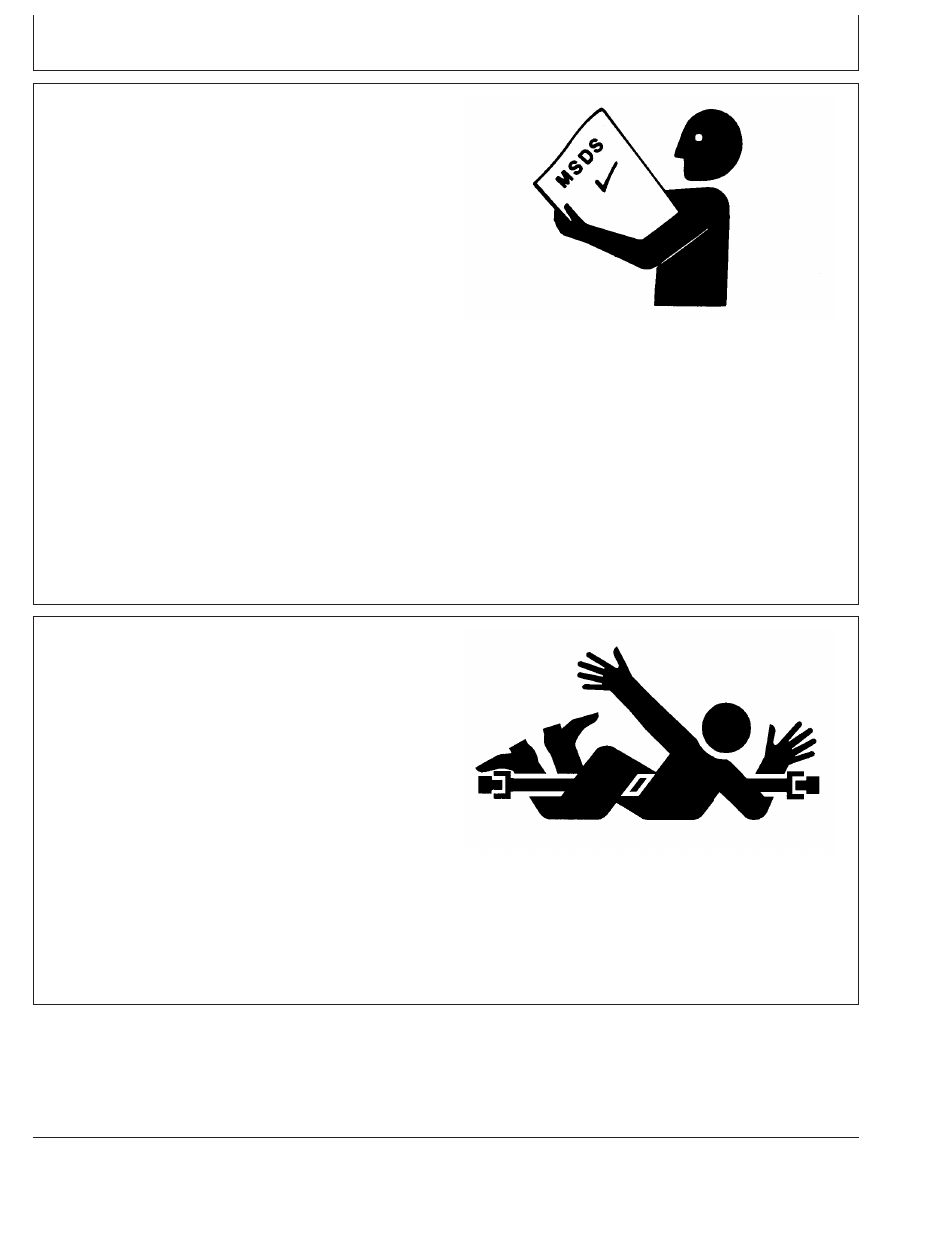 Handle chemical products safely, Stay clear of rotating drivelines | John Deere CD4039DF008 User Manual | Page 28 / 86