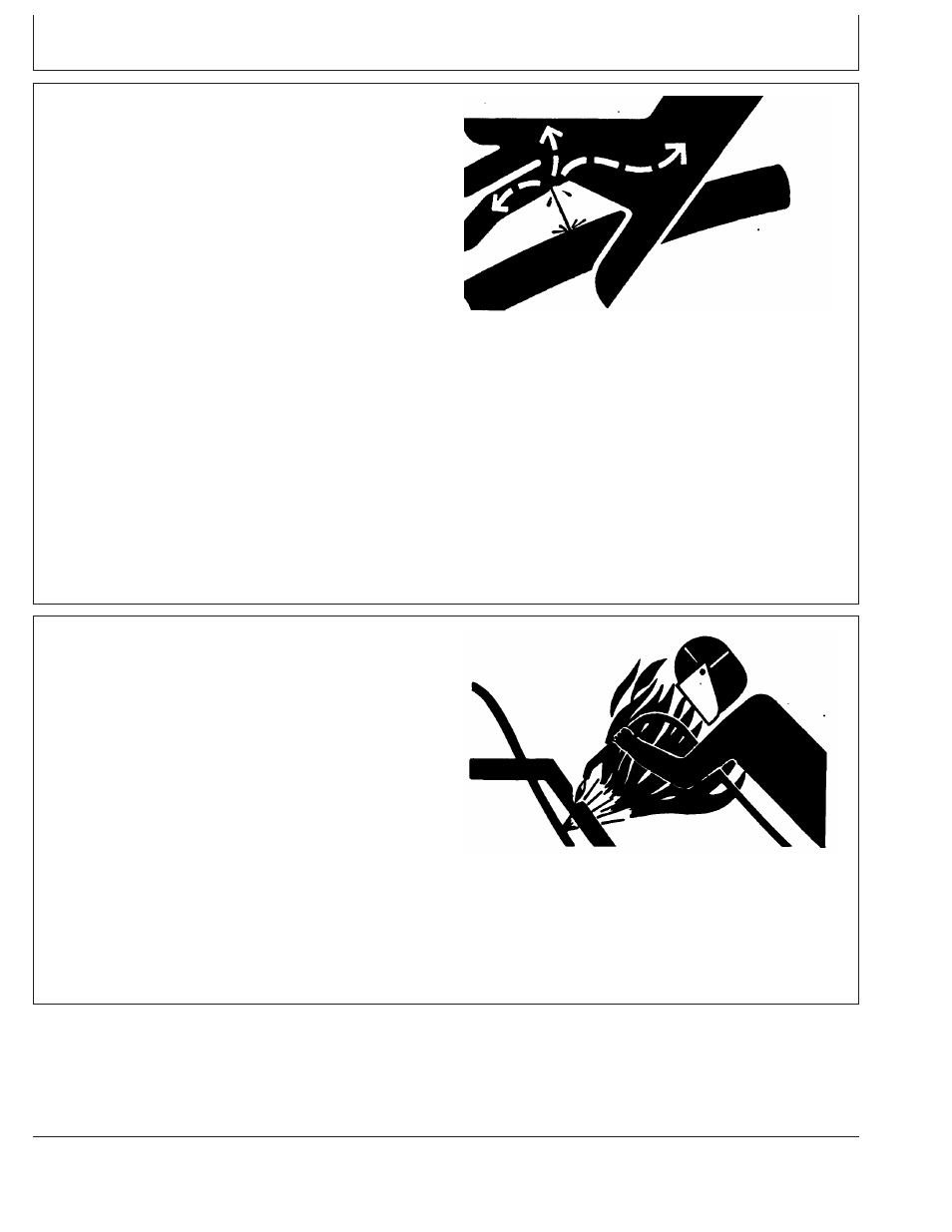 Avoid high-pressure fluids, Avoid heating near pressurized fluid lines | John Deere CD4039DF008 User Manual | Page 30 / 86