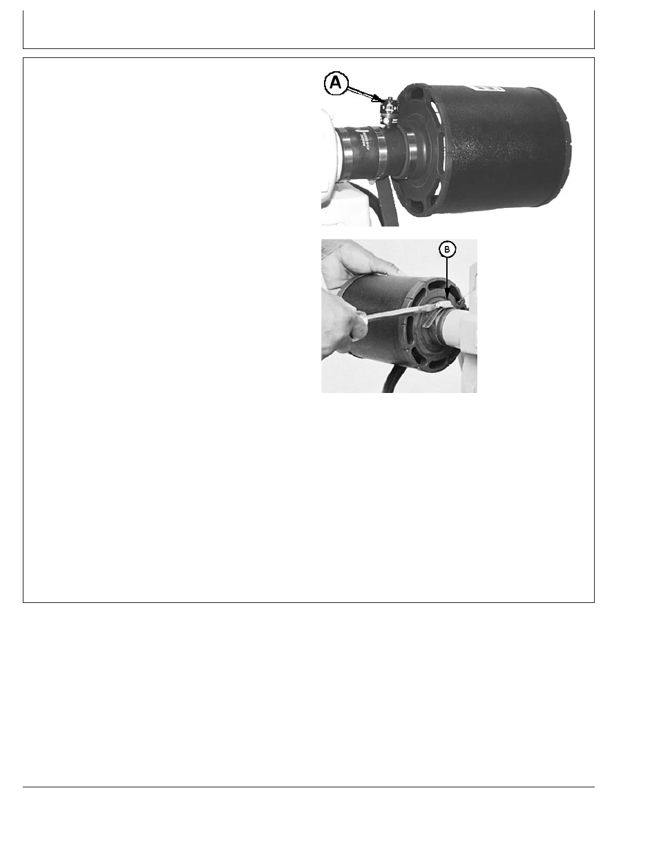 Clean or replace air filter (one-piece) | John Deere CD4039DF008 User Manual | Page 64 / 86