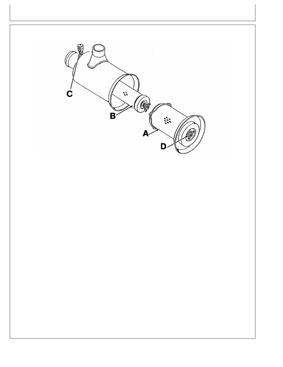 Clean or replace air filter element | John Deere CD4039DF008 User Manual | Page 65 / 86