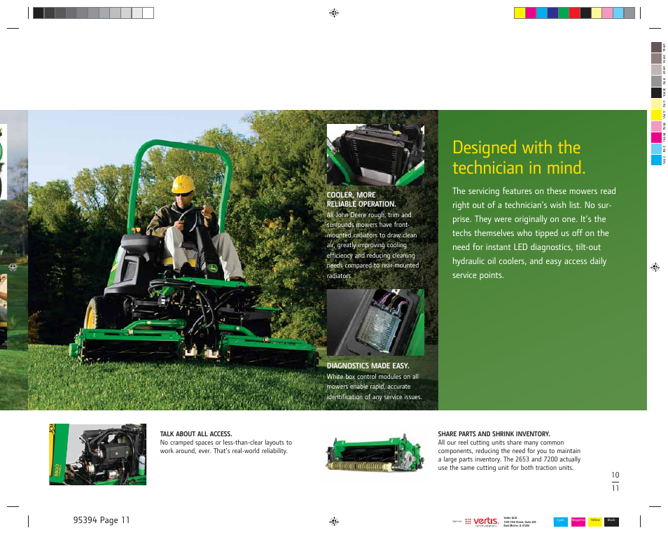 Designed with the technician in mind | John Deere TerrainCut 8800 User Manual | Page 11 / 16