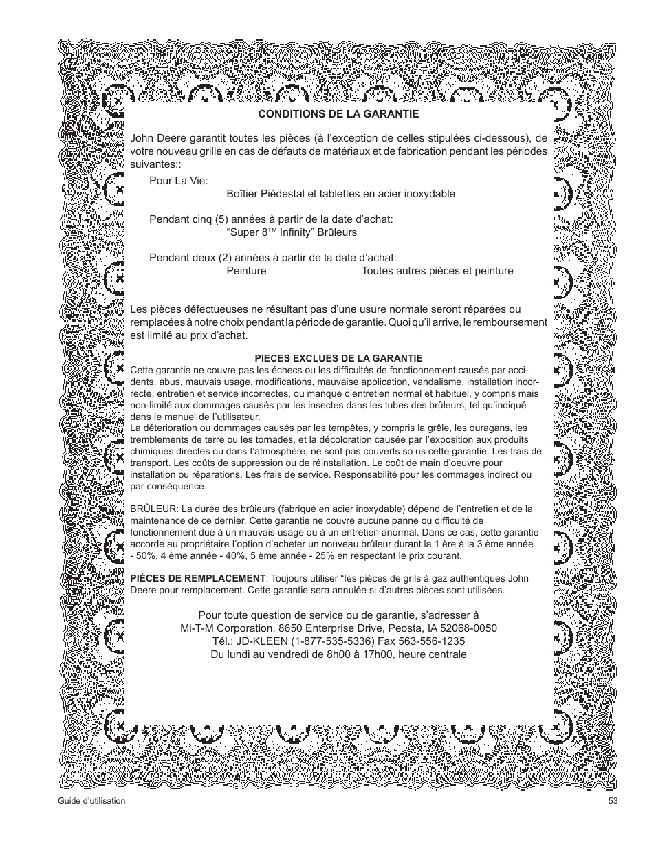 John Deere HR-BG5002 User Manual | Page 53 / 80