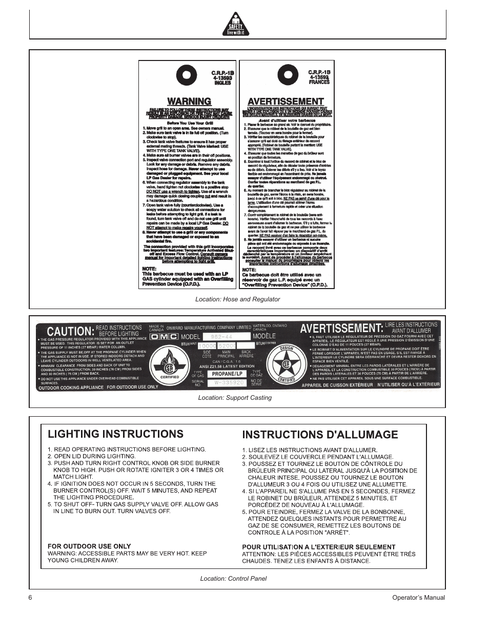 John Deere HR-BG5002 User Manual | Page 6 / 80