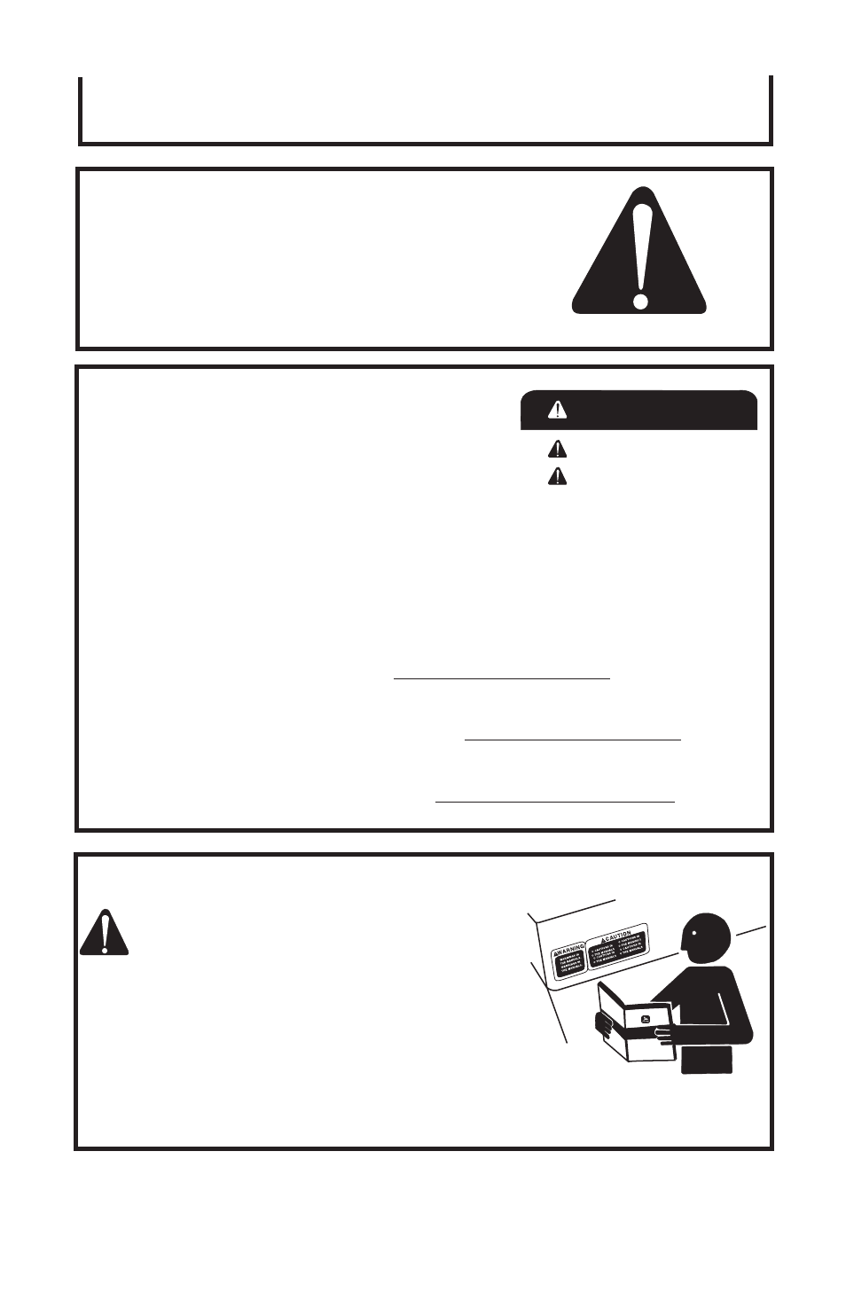 Seguridad, Peligro advertencia precaucion | John Deere ET-3506-J User Manual | Page 32 / 44