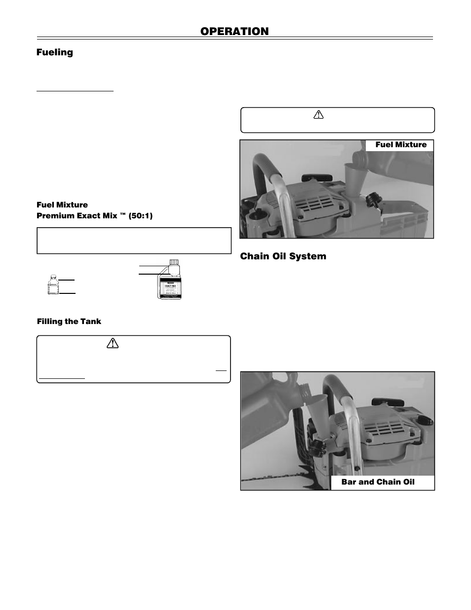 Operation | John Deere PA01186 CS71 User Manual | Page 12 / 92