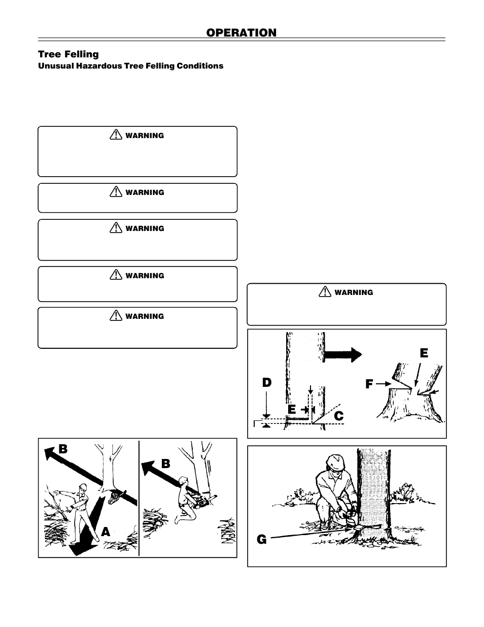 Ab b, Ce f g, Operation | John Deere PA01186 CS71 User Manual | Page 16 / 92
