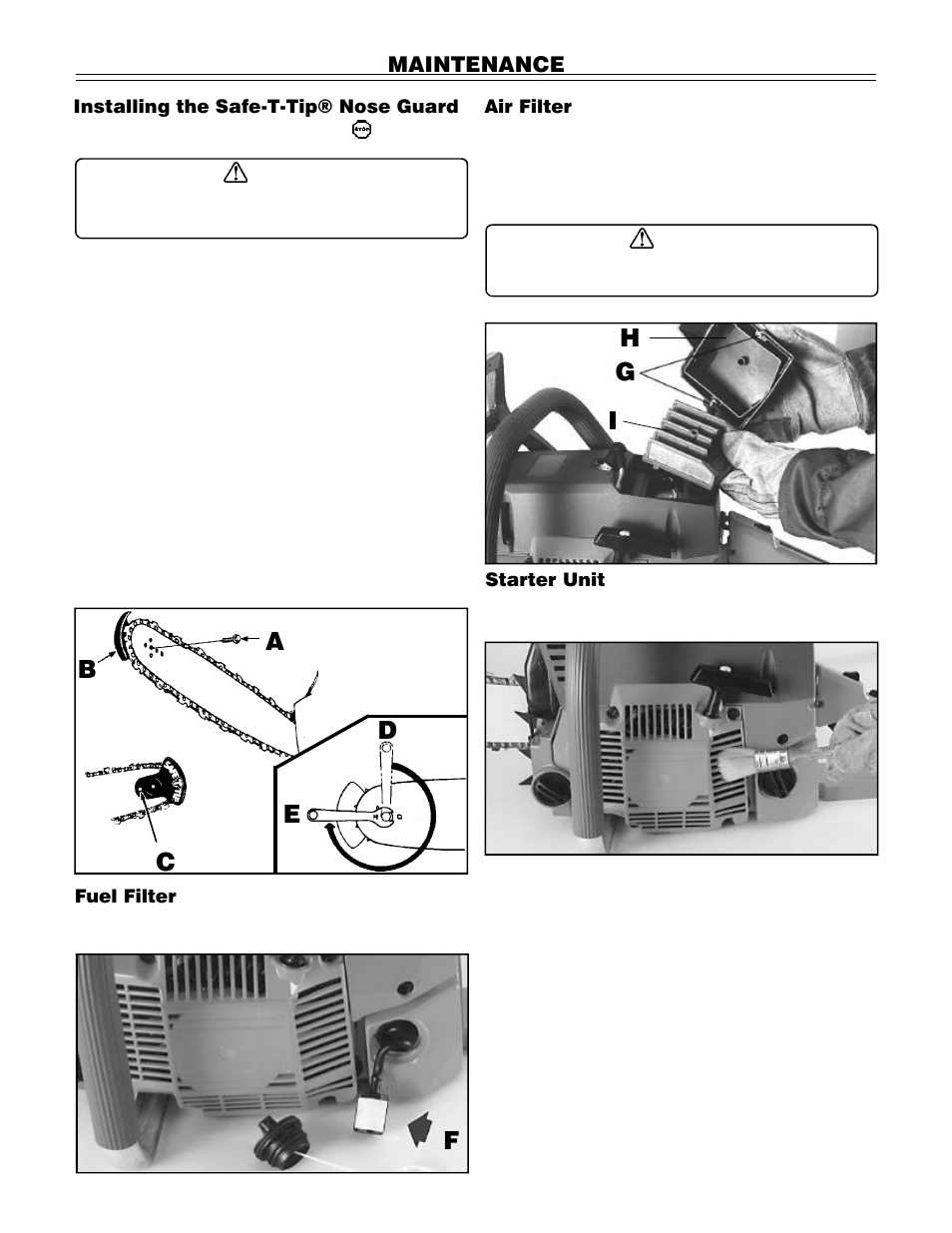 Ba d e c, Fg i h | John Deere PA01186 CS71 User Manual | Page 22 / 92