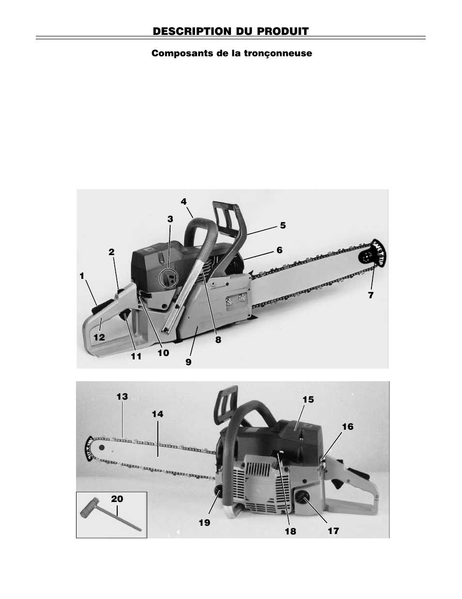 Description du produit | John Deere PA01186 CS71 User Manual | Page 33 / 92