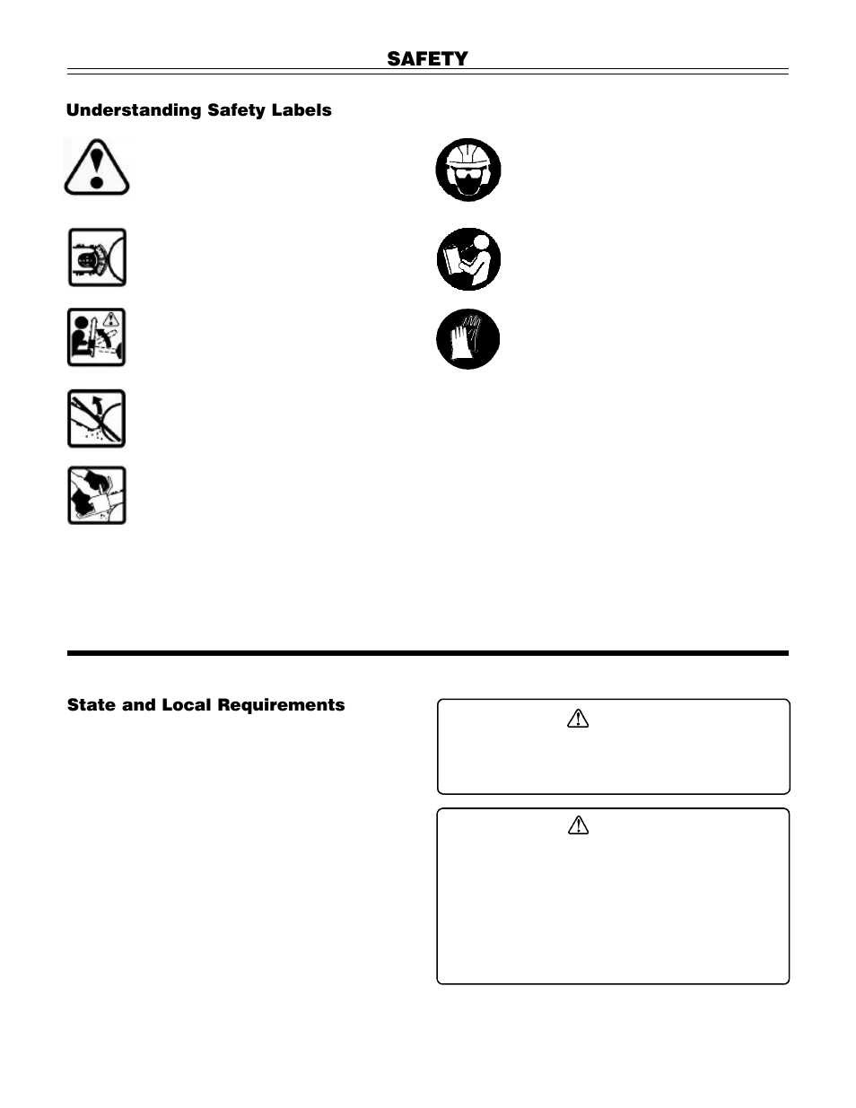 Safety | John Deere PA01186 CS71 User Manual | Page 5 / 92
