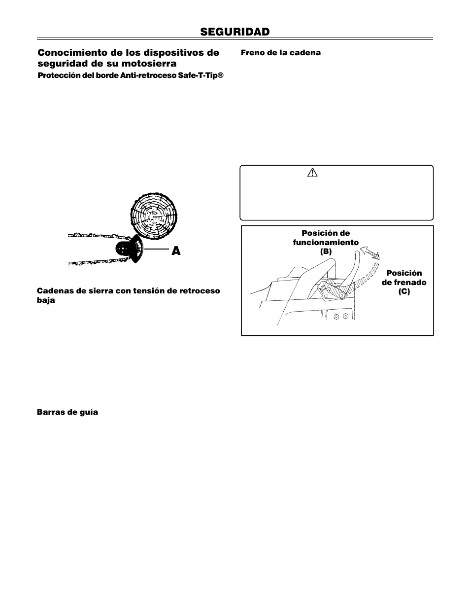 Seguridad | John Deere PA01186 CS71 User Manual | Page 67 / 92