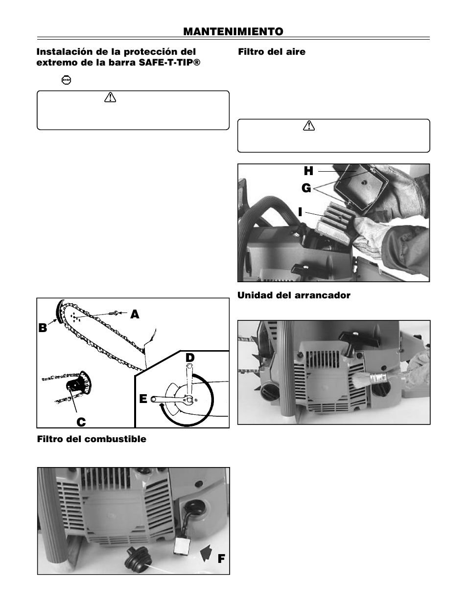 Mantenimiento | John Deere PA01186 CS71 User Manual | Page 81 / 92