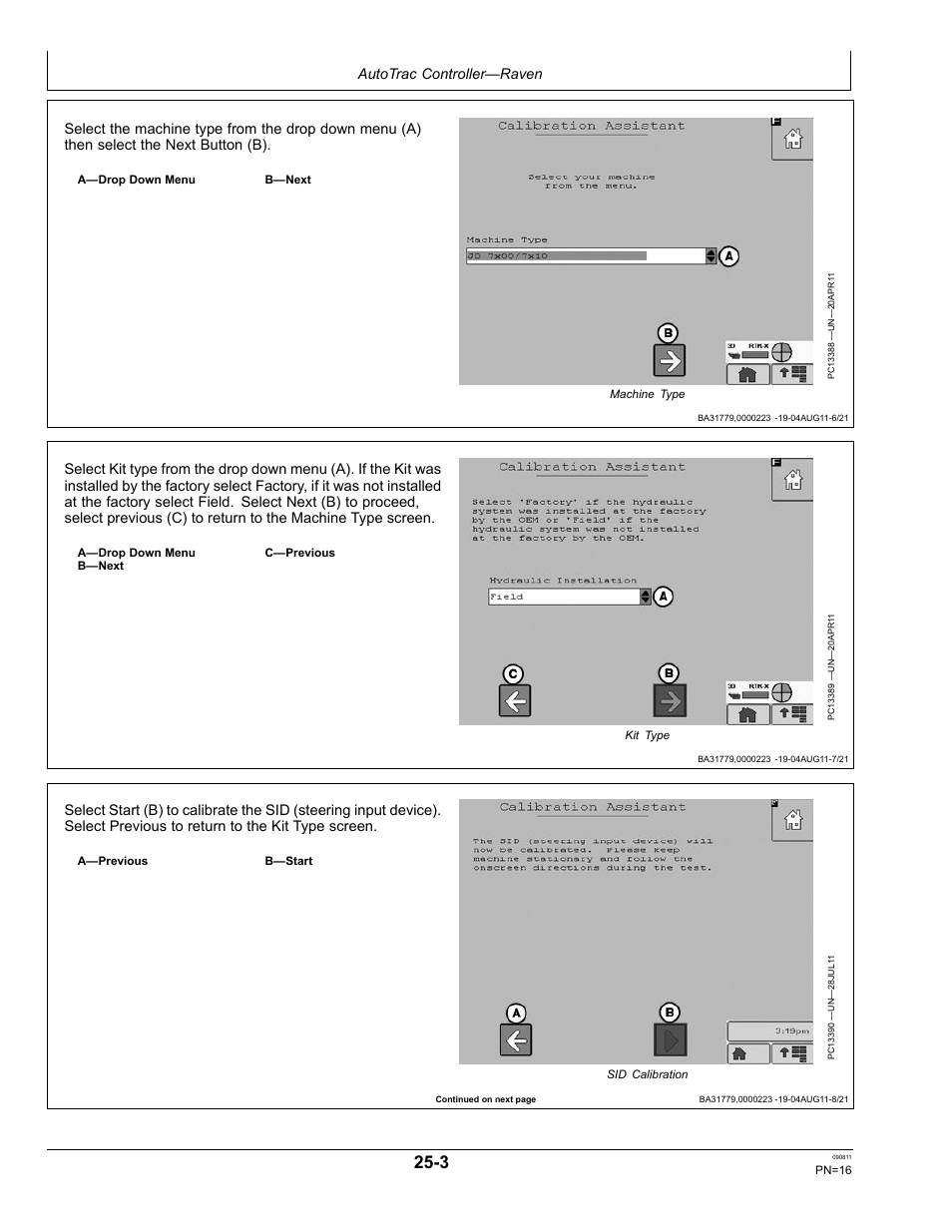 Autotrac controller—raven | John Deere AUTOTRAC OMPFP11320 User Manual | Page 16 / 72