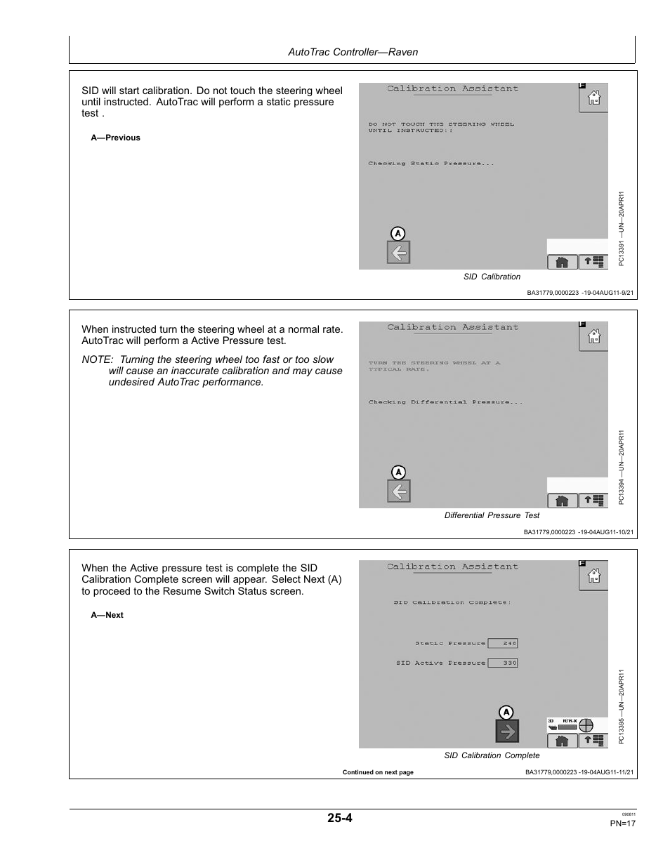 Autotrac controller—raven | John Deere AUTOTRAC OMPFP11320 User Manual | Page 17 / 72