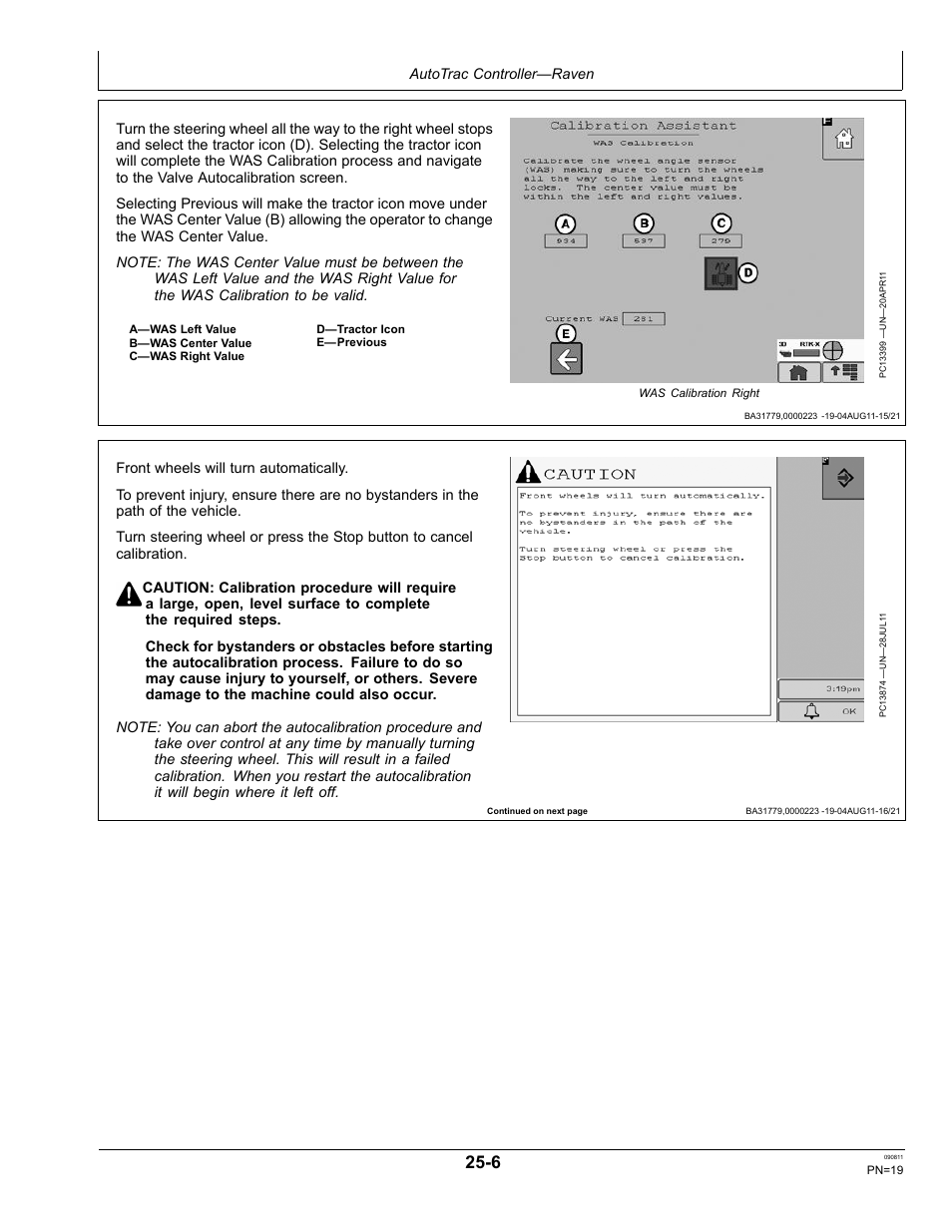 John Deere AUTOTRAC OMPFP11320 User Manual | Page 19 / 72