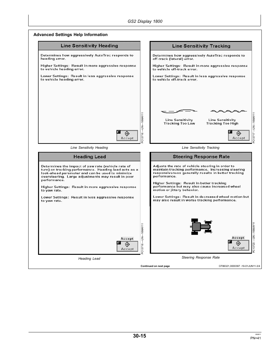 Advanced settings help information | John Deere AUTOTRAC OMPFP11320 User Manual | Page 41 / 72
