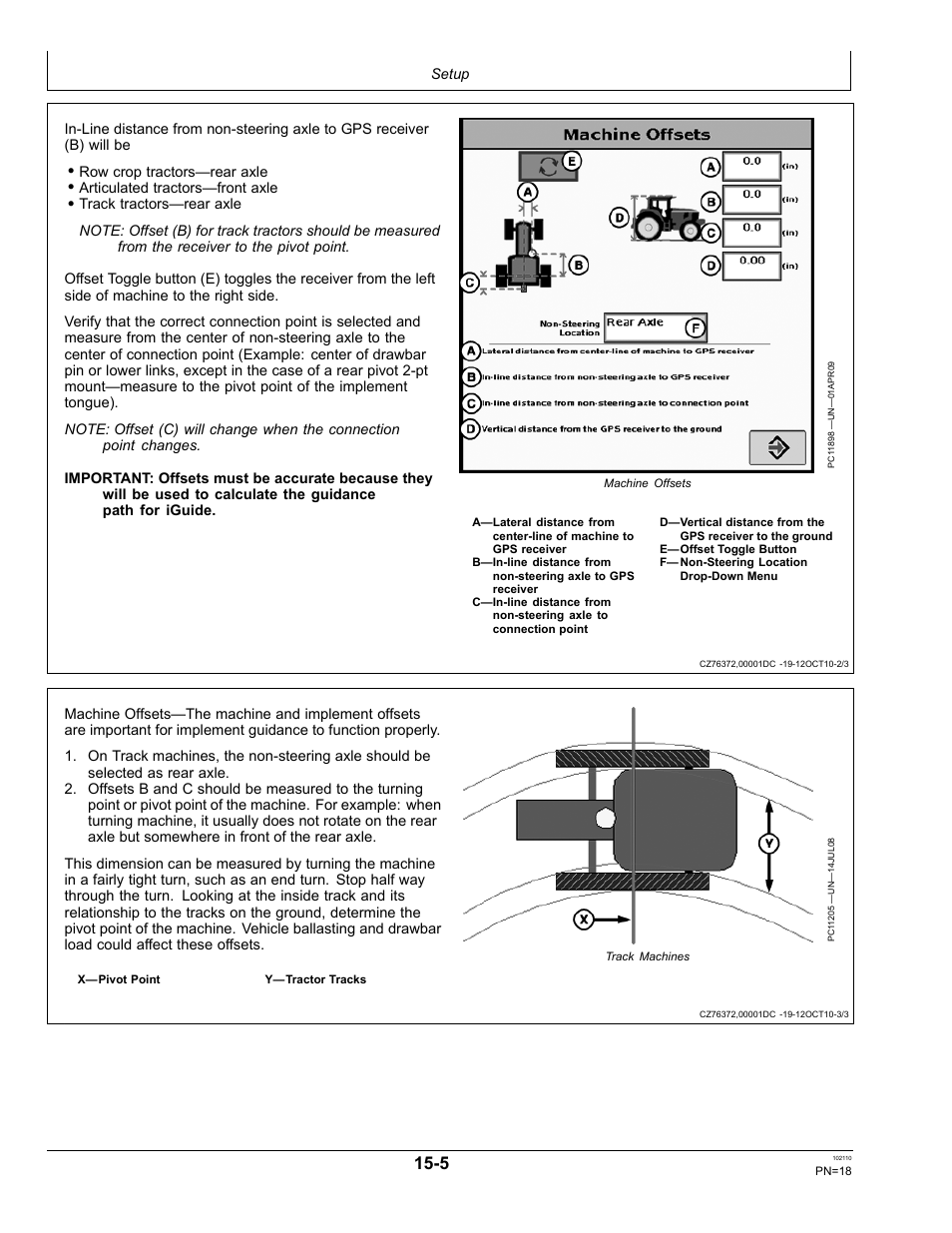 Implement setup | John Deere OMPFP10808 User Manual | Page 18 / 52