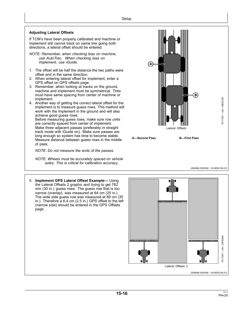Guidance setup | John Deere OMPFP10808 User Manual | Page 29 / 52