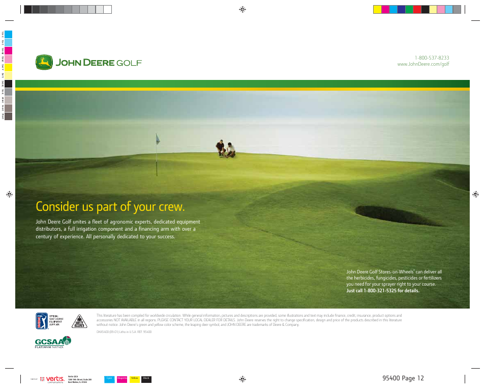Consider us part of your crew | John Deere HD300 User Manual | Page 12 / 12