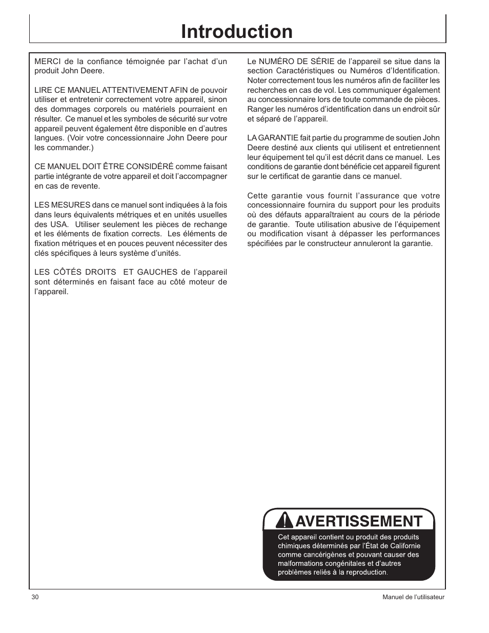 Introduction | John Deere AC-70 User Manual | Page 30 / 84