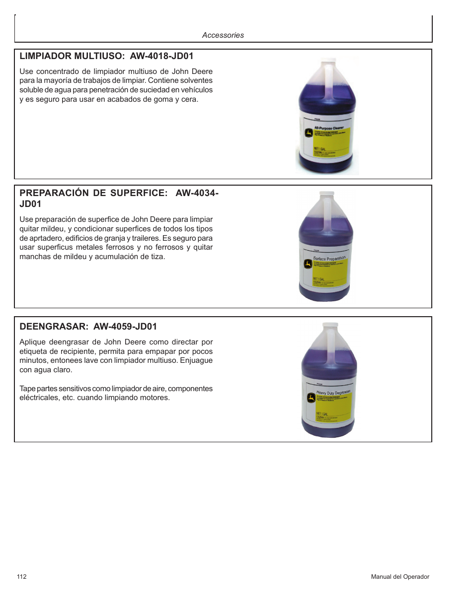 John Deere HR1250E1 User Manual | Page 112 / 116