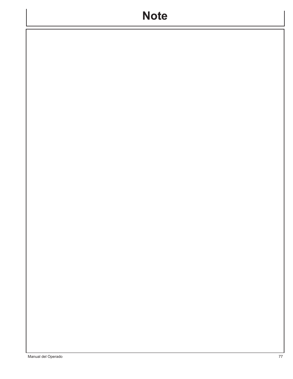 John Deere HR1250E1 User Manual | Page 77 / 116