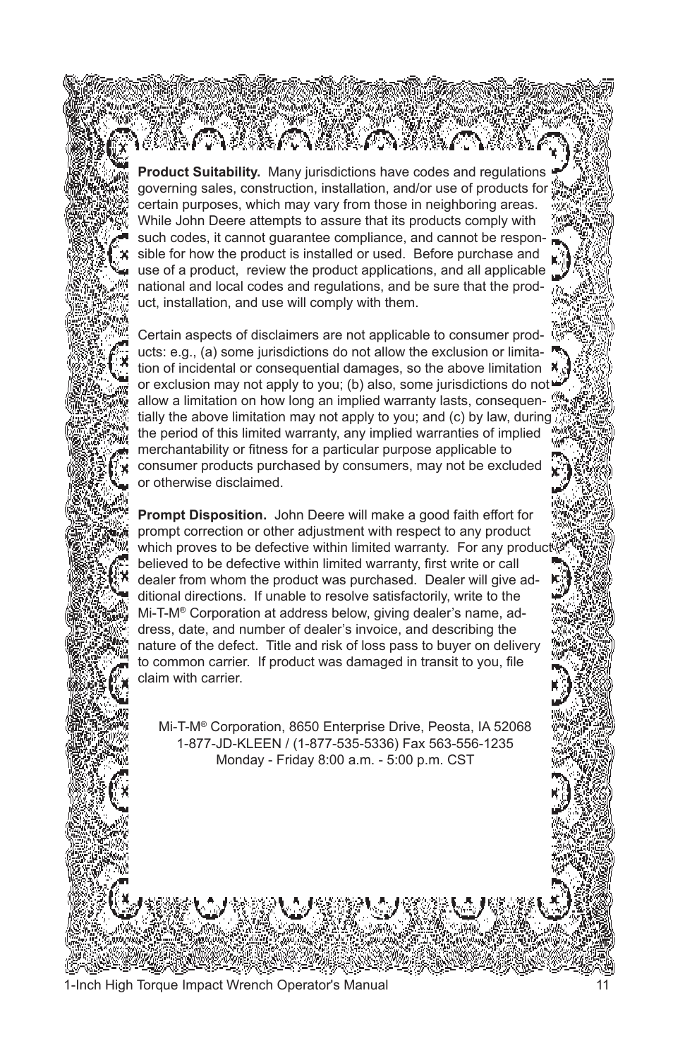 John Deere AT-3107-J User Manual | Page 11 / 32