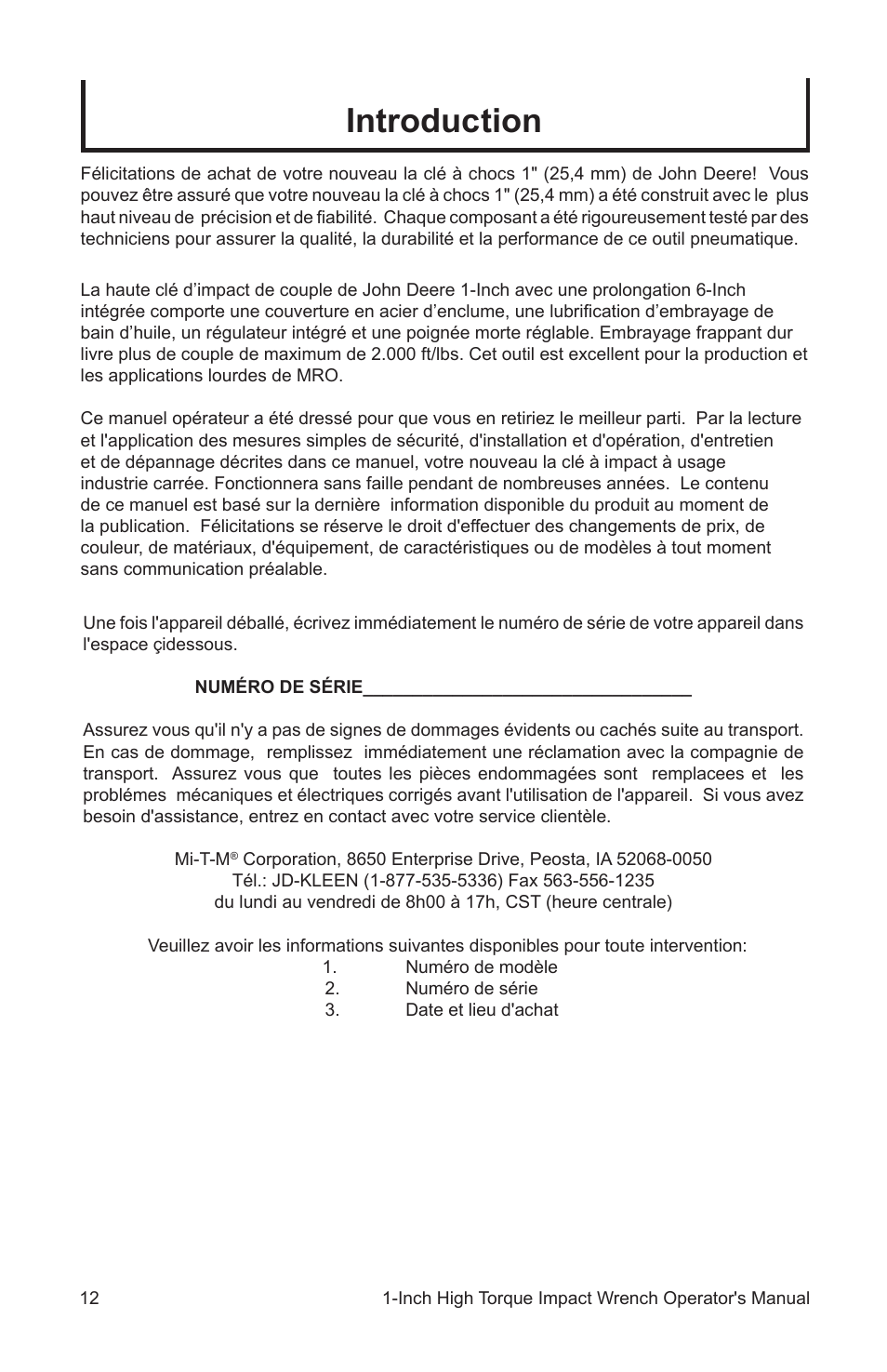 Introduction | John Deere AT-3107-J User Manual | Page 12 / 32