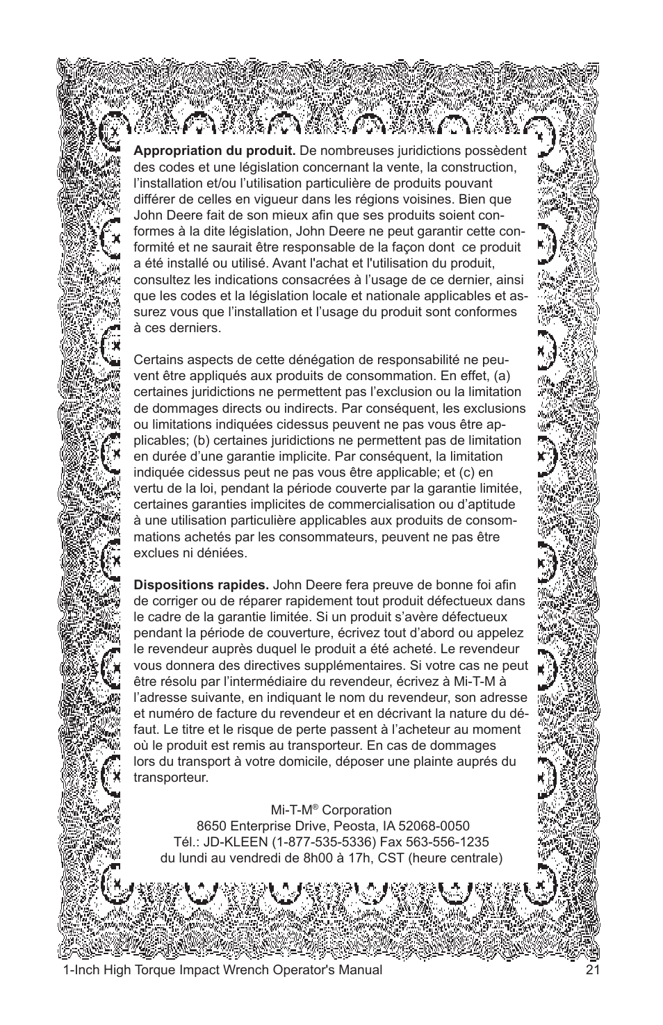 John Deere AT-3107-J User Manual | Page 21 / 32