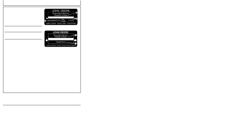Record engine serial number | John Deere POWERTECH 4045 User Manual | Page 14 / 250