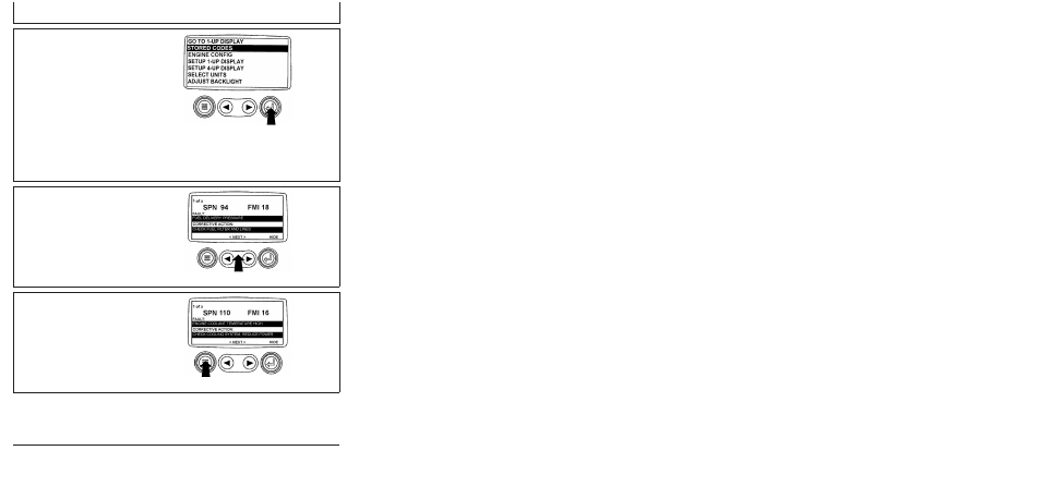 Instrument panel - elect. cont. later engines, Press the "menu" key to return to the main menu | John Deere POWERTECH 4045 User Manual | Page 74 / 250