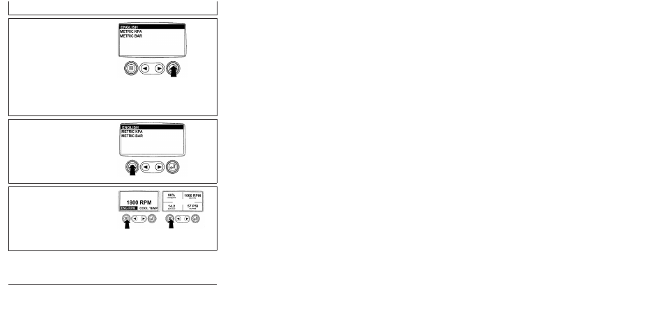 Instrument panel - elect. cont. later engines, Press the "menu" key to return to the main menu | John Deere POWERTECH 4045 User Manual | Page 84 / 250