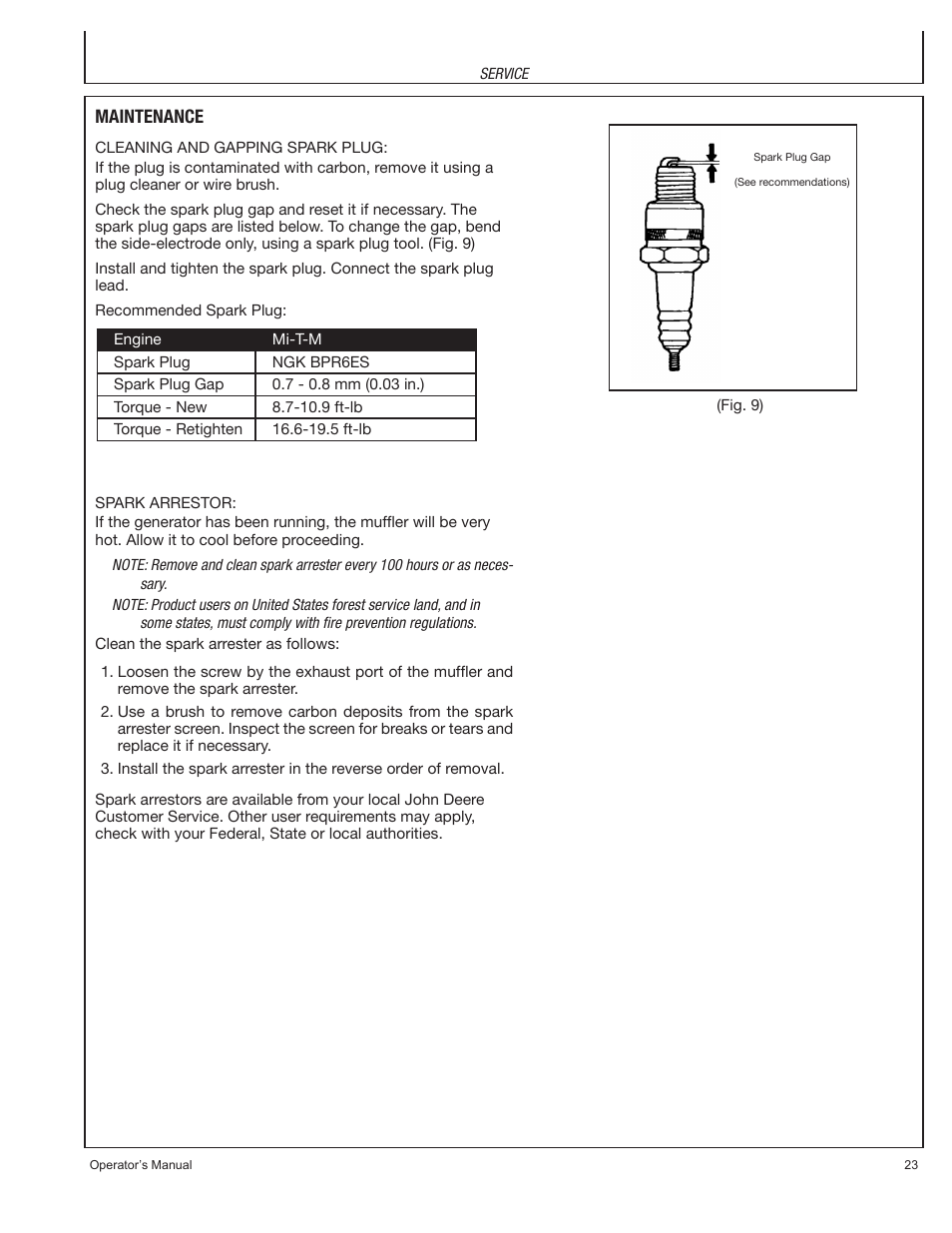 John Deere PR-G7500M User Manual | Page 23 / 92