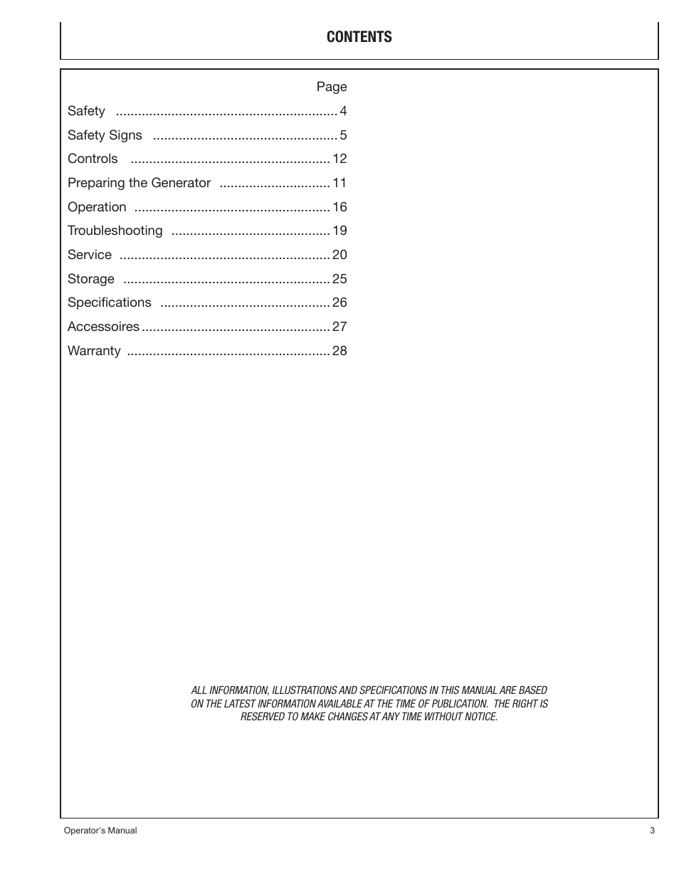 John Deere PR-G7500M User Manual | Page 3 / 92