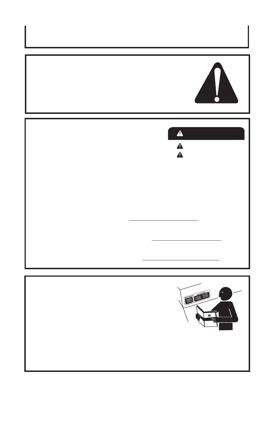 Seguridad, Peligro advertencia precaucion | John Deere AT-3102-J User Manual | Page 24 / 32