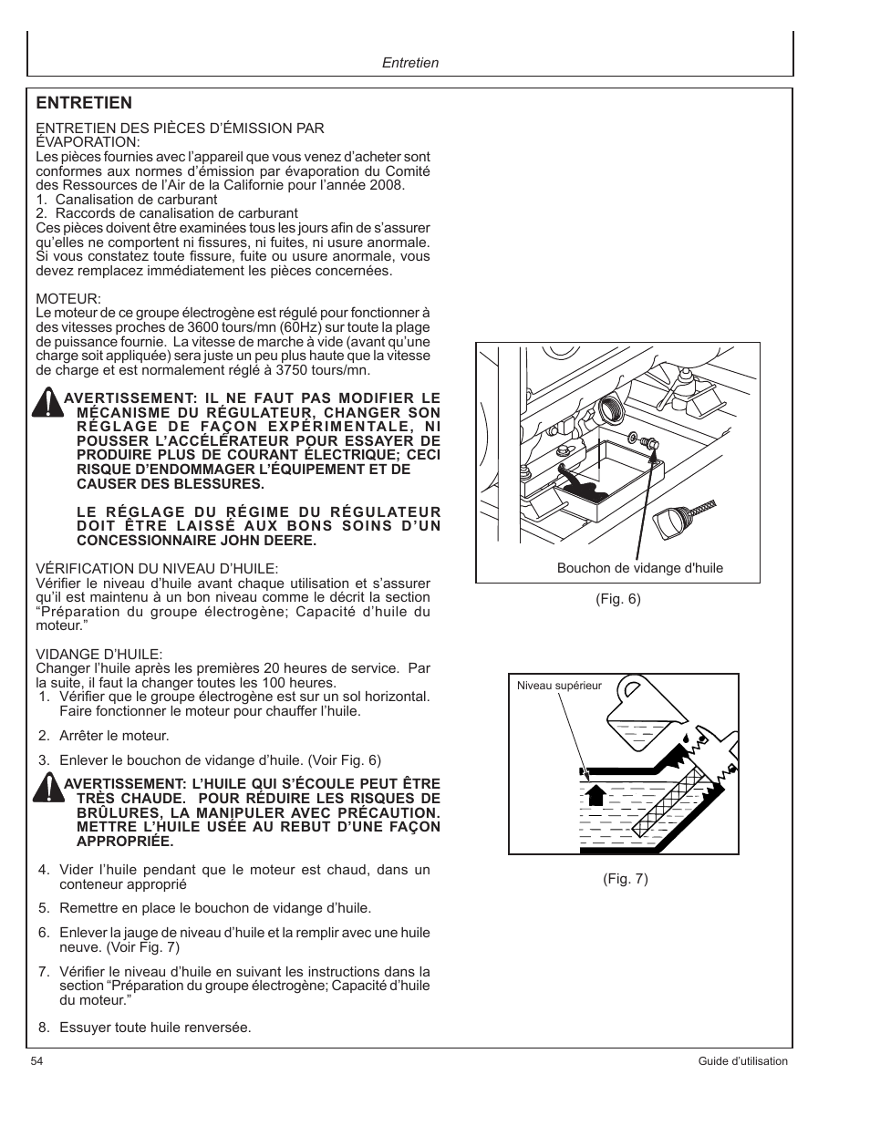 John Deere AC-G4010S User Manual | Page 54 / 98