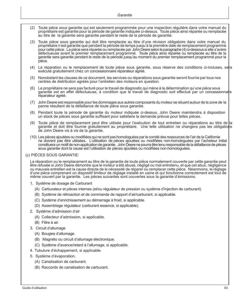 John Deere AC-G4010S User Manual | Page 63 / 98