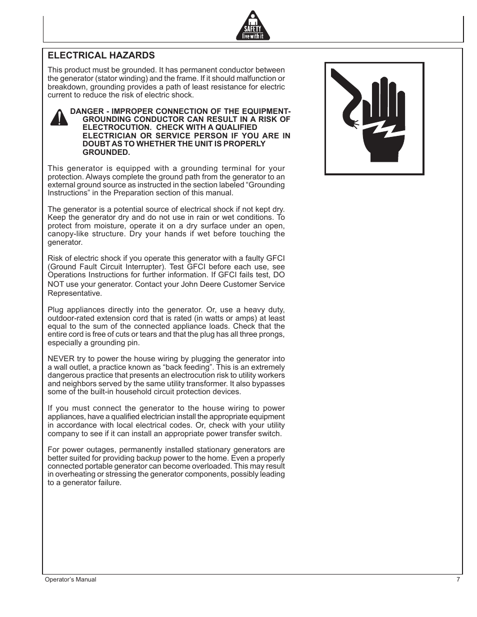John Deere AC-G4010S User Manual | Page 7 / 98