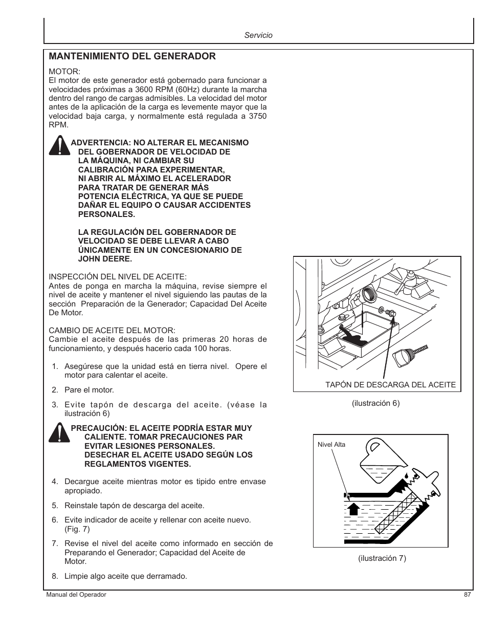 John Deere AC-G4010S User Manual | Page 87 / 98
