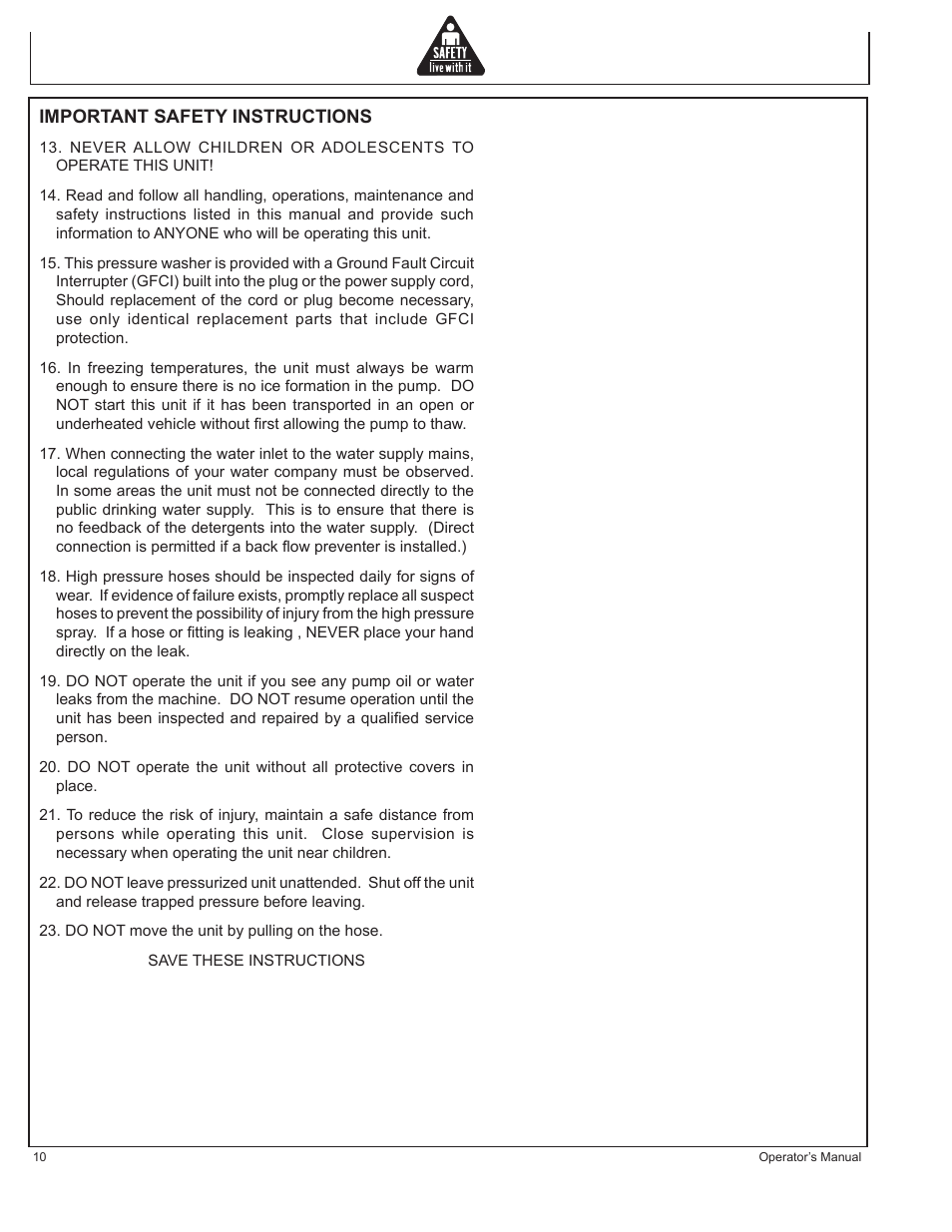 John Deere AC-2500E User Manual | Page 10 / 64