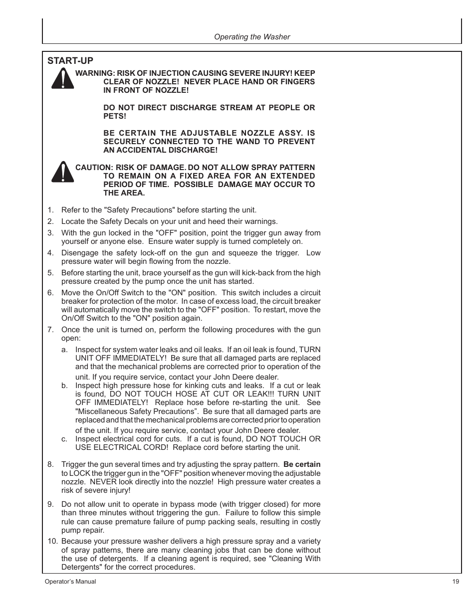 John Deere AC-2500E User Manual | Page 19 / 64