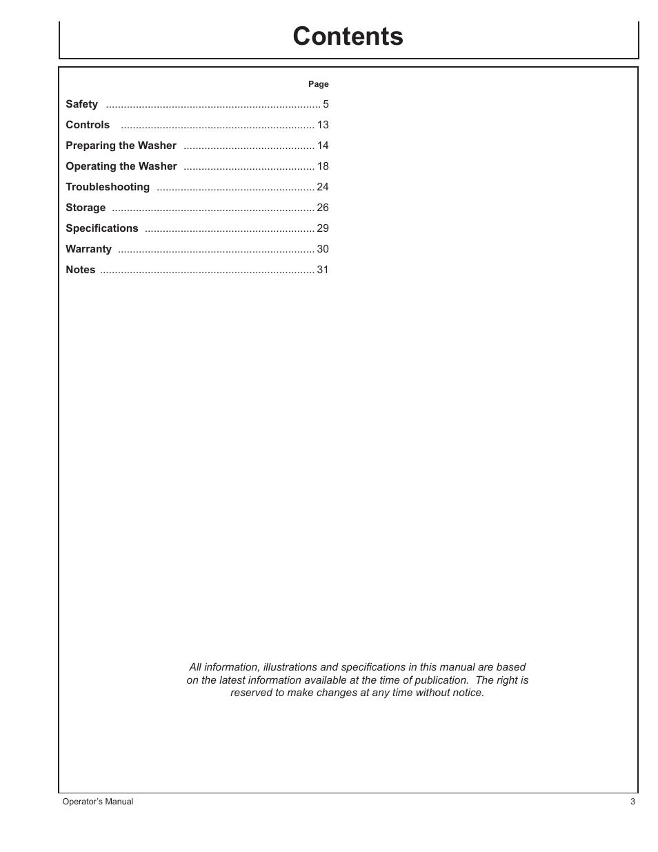 John Deere AC-2500E User Manual | Page 3 / 64
