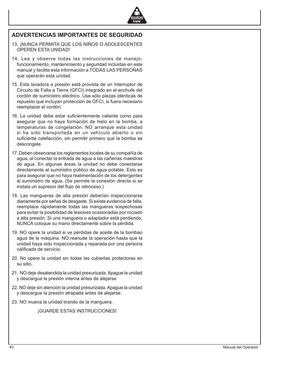 John Deere AC-2500E User Manual | Page 40 / 64