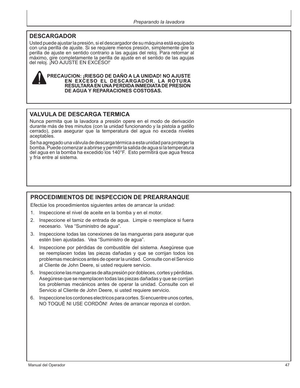 John Deere AC-2500E User Manual | Page 47 / 64