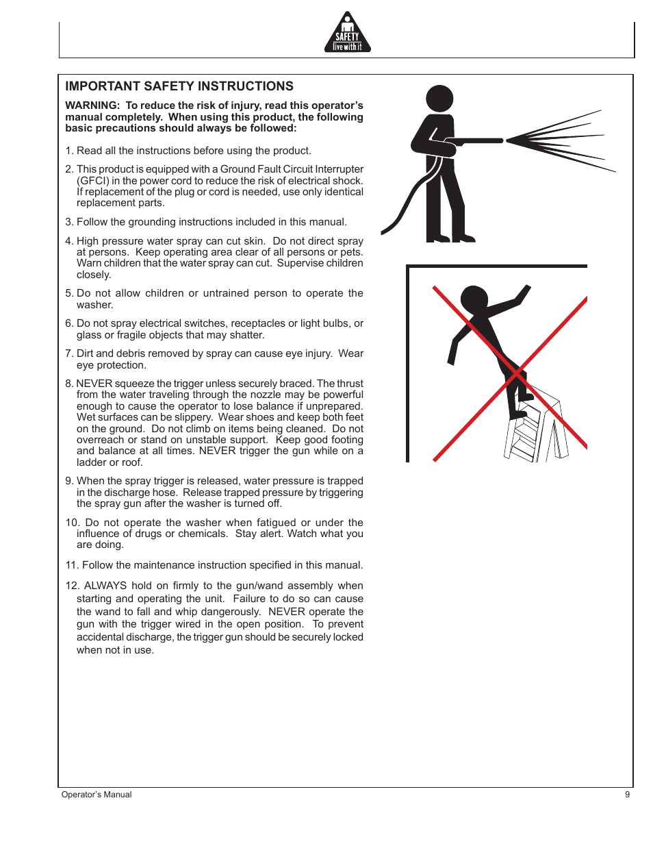 John Deere AC-2500E User Manual | Page 9 / 64