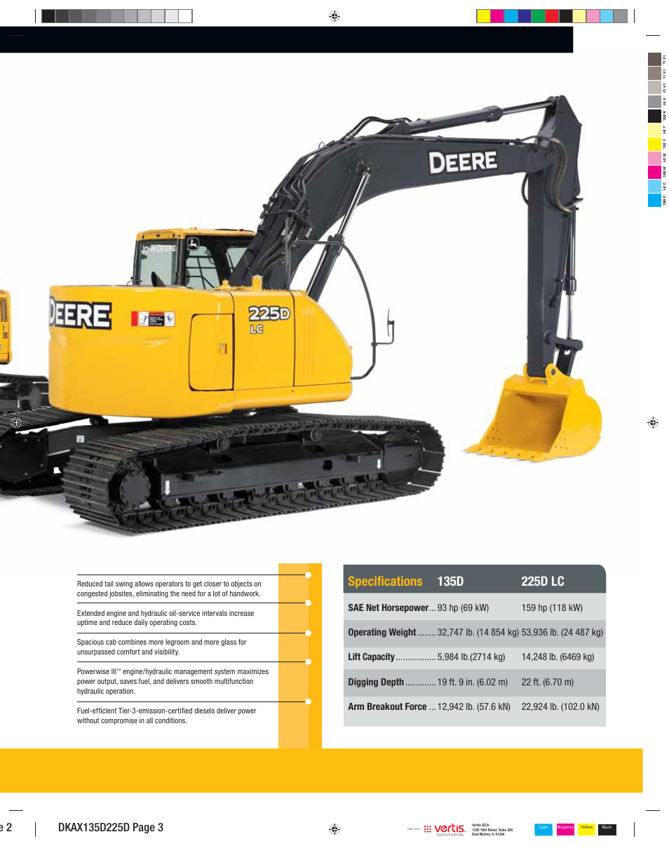 Dkax135d225d_003 | John Deere 135D User Manual | Page 3 / 24