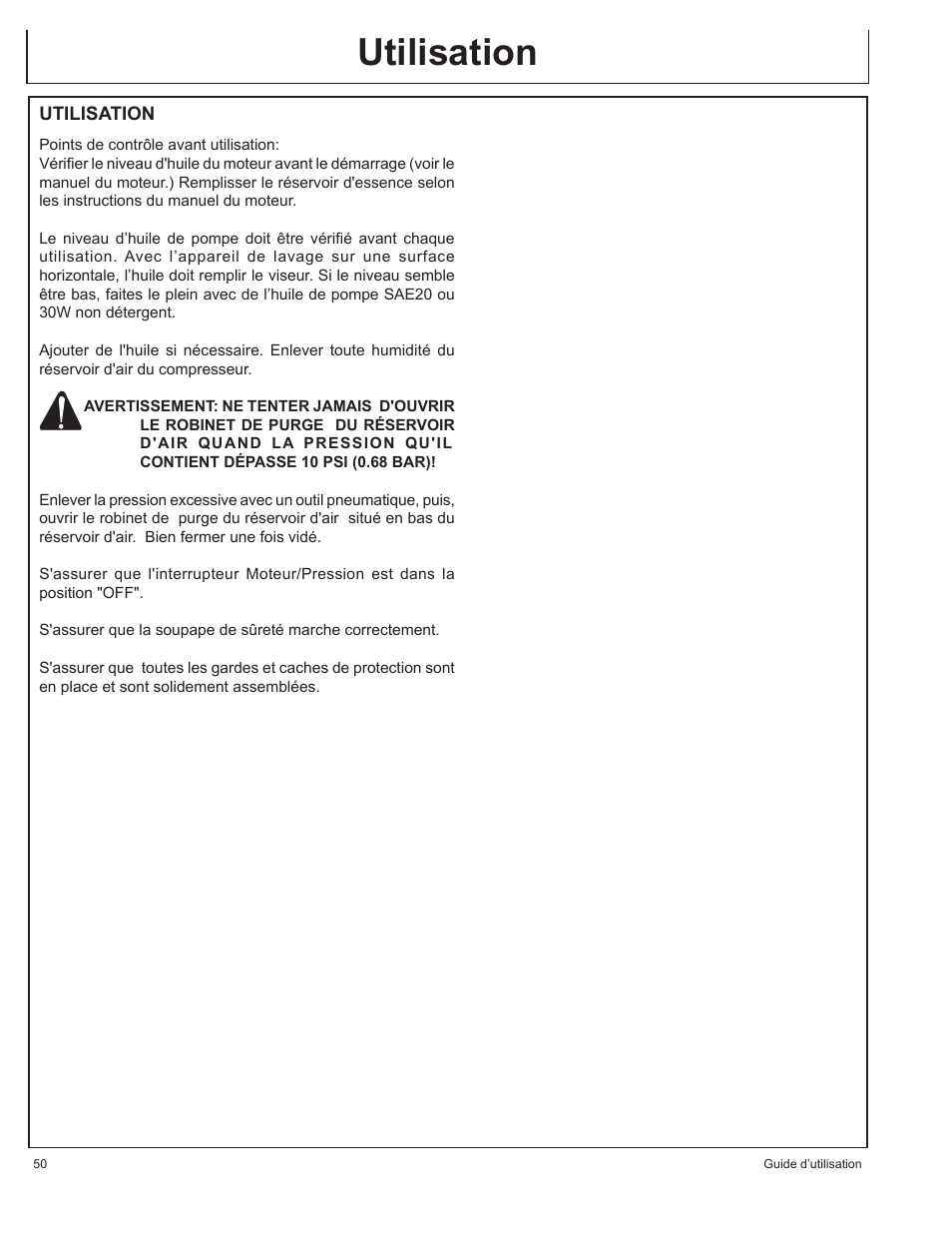 Utilisation | John Deere AC1-CG16H User Manual | Page 50 / 92
